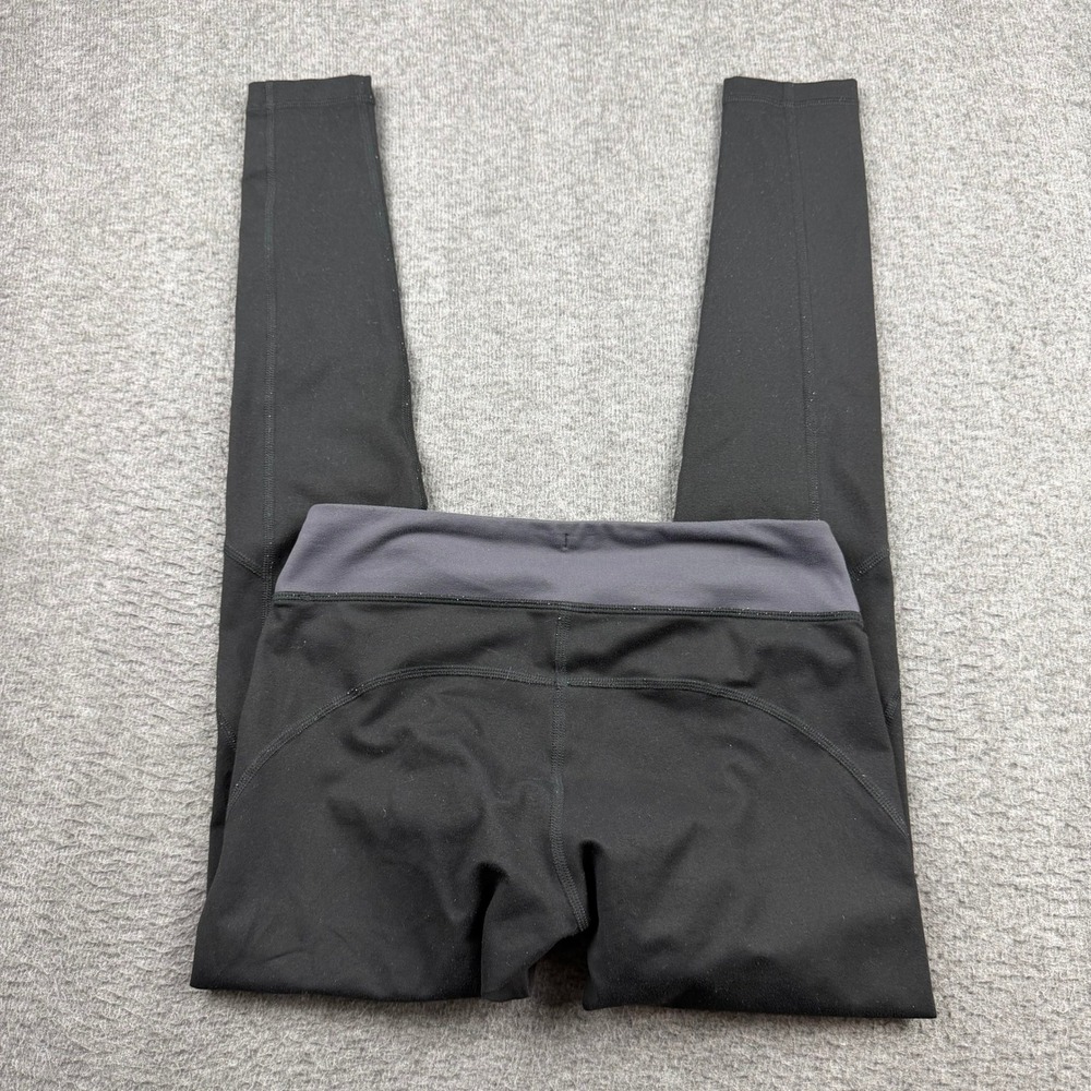 L.L.Bean Women Black‎ Gray Active Leggings Pants XXS Reg 291540 Yoga Running